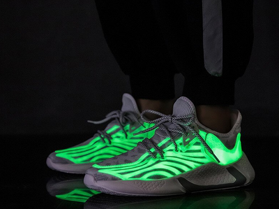 baskets homme fluorescentes