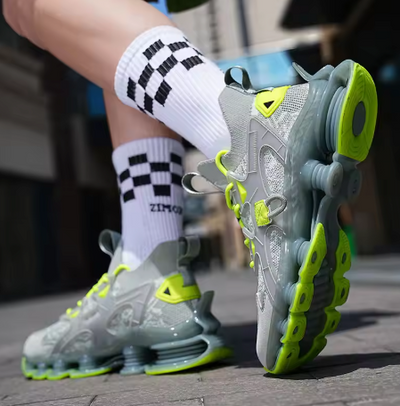 chaussures maille ressort reflechissantes