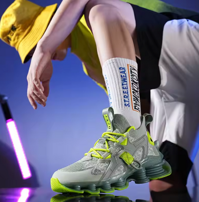 belles baskets homme mode reflechissant