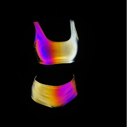 Brassière et Boxer Réfléchissant pour Femme