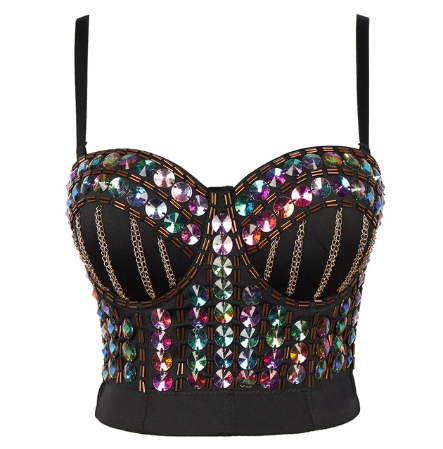Bustier Luxe Réfléchissant