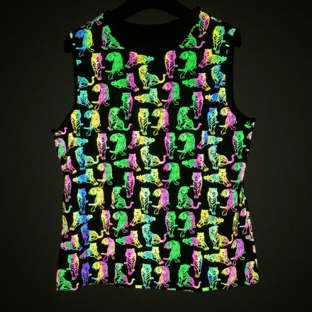 debardeur animal reflechissant