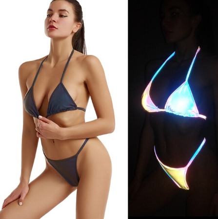 maillot 1 piece triangle string