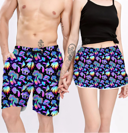 maillot de bain assortis pour couple homme et femme