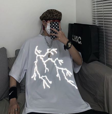 Tee shirt Reflechissant pour fille garcon Ado