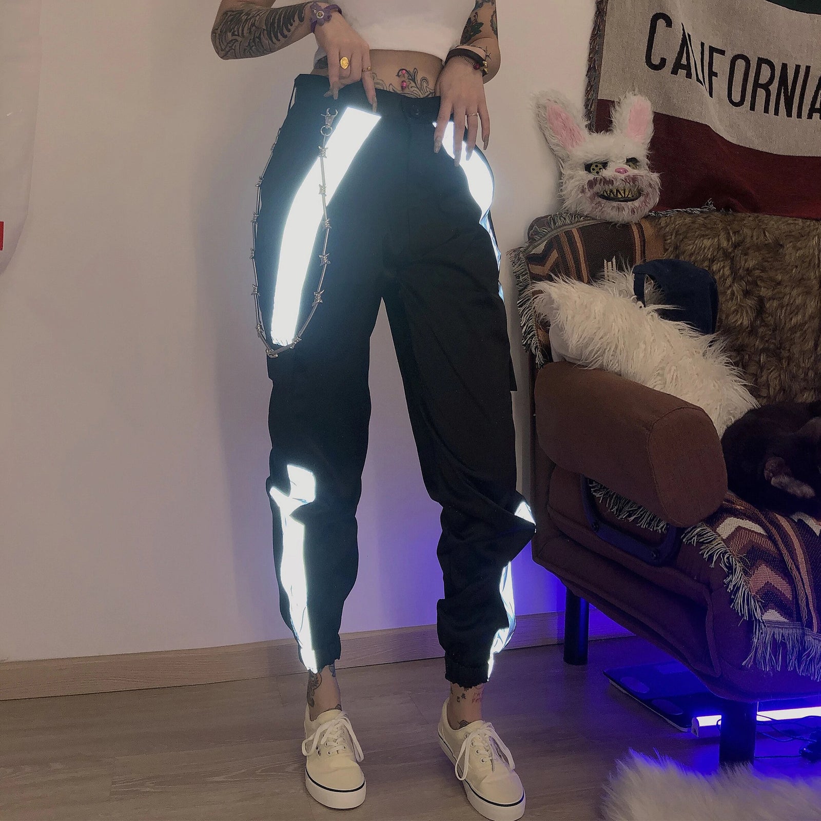 Jogging reflective femme