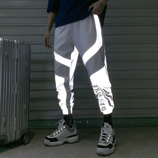 pantalon blanc homme reflective
